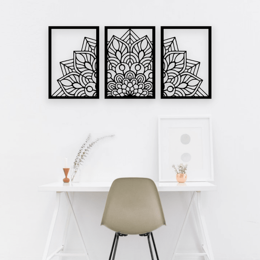 Mandala Wall Art Set Wall Decor Whimsic 