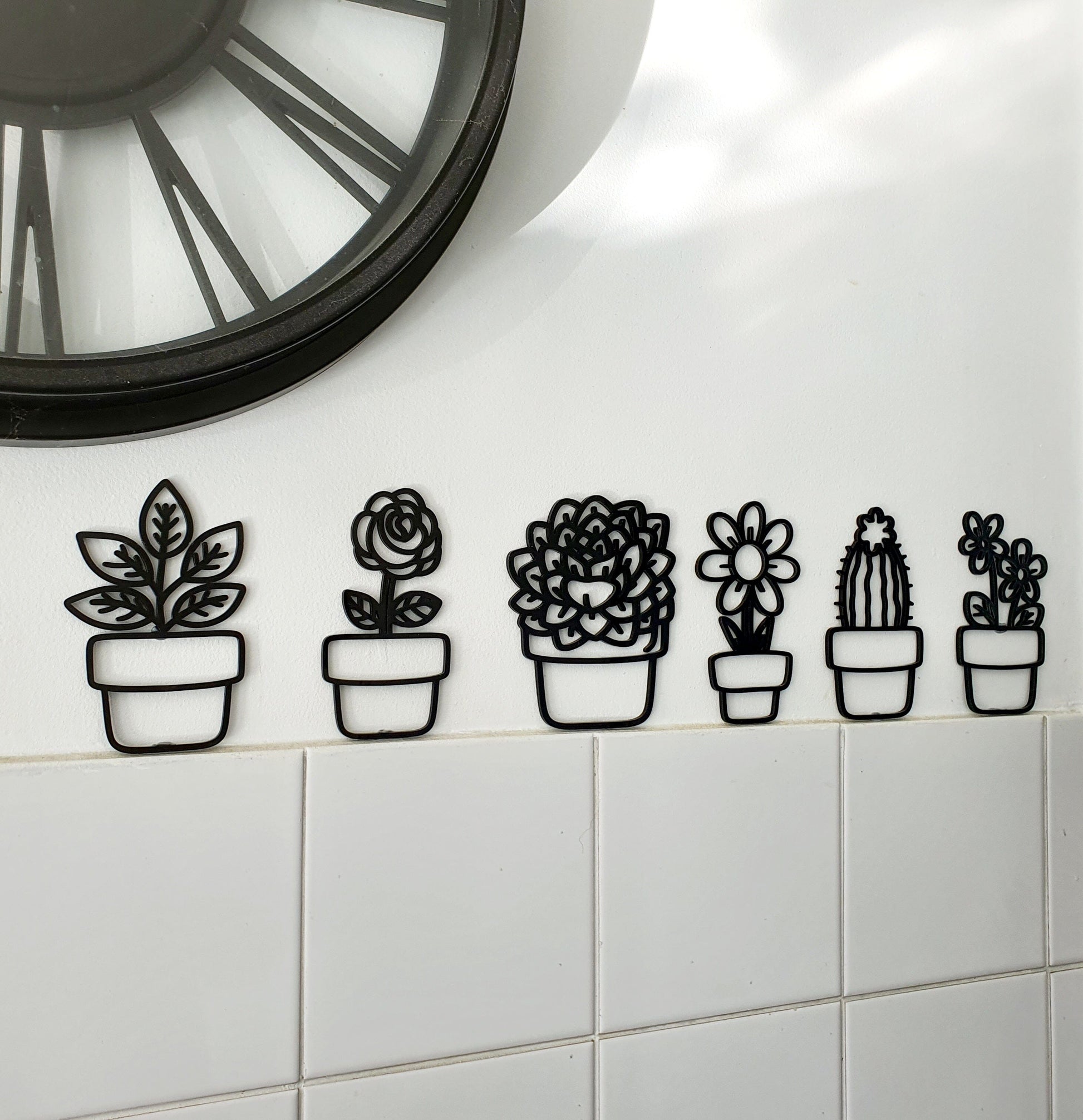 Mini Plant Pots Wall Art Whimsic 