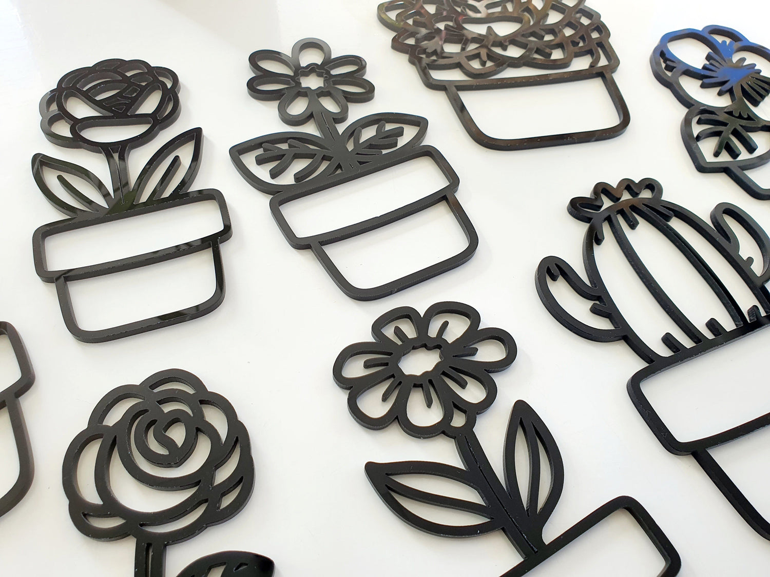 Mini Plant Pots Wall Art Whimsic 