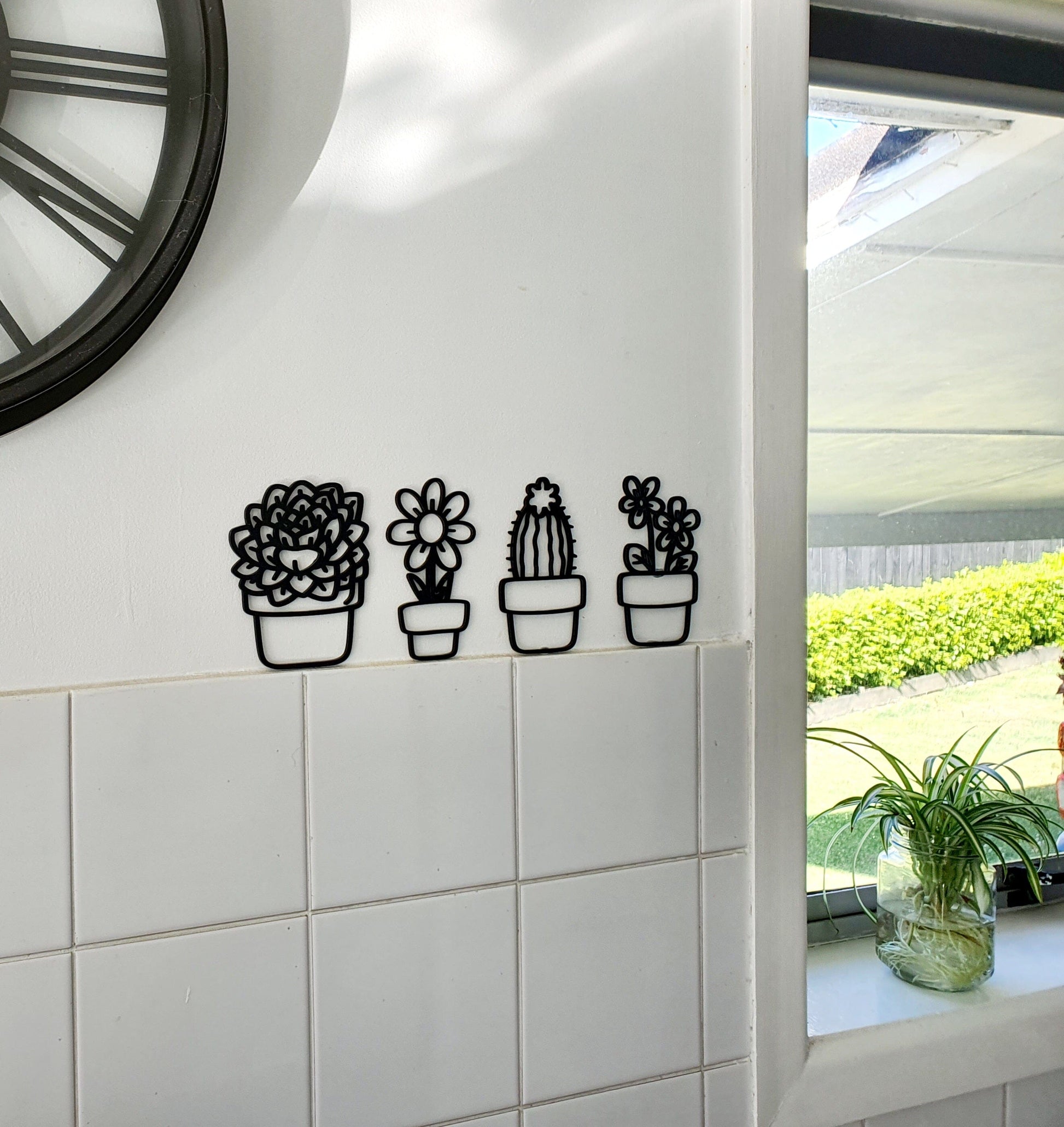 Mini Plant Pots Wall Art Whimsic 