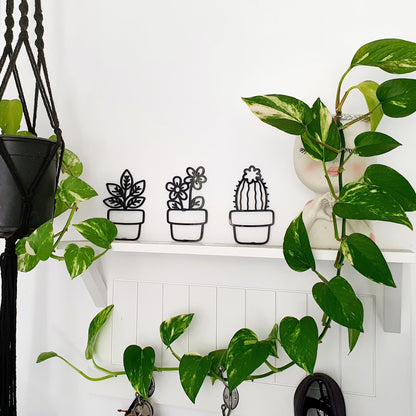 Mini Plant Pots Wall Art Whimsic 
