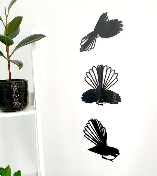 Mini Three Piece Fantail Set Wall Decor Whimsic 