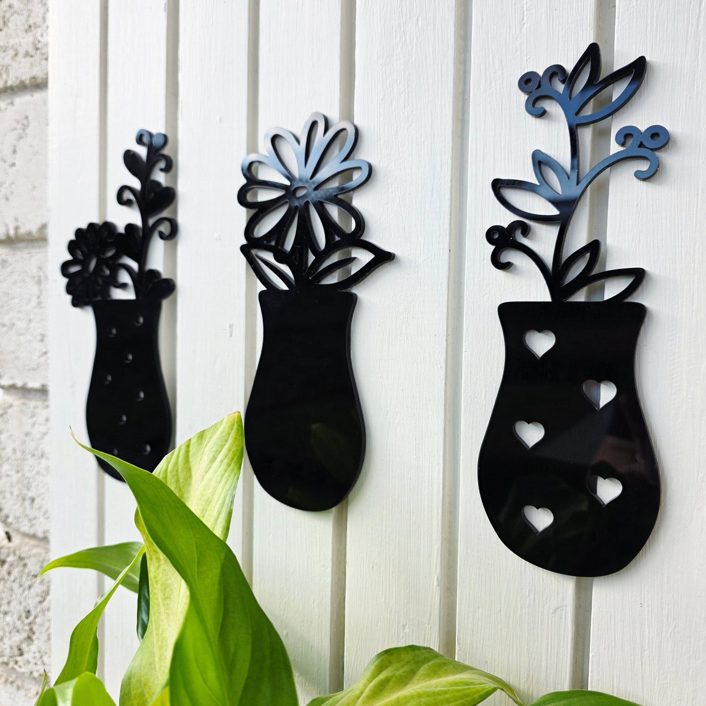 Mini Vase Plants Wall Art Set Whimsic 
