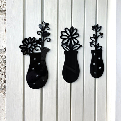 Mini Vase Plants Wall Art Set Whimsic 