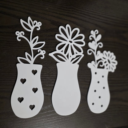 Mini Vase Plants Wall Art Set Whimsic 
