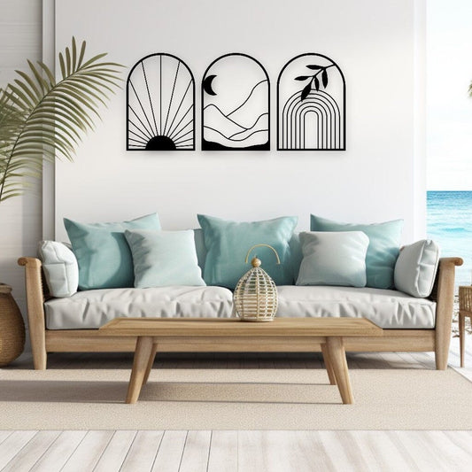 Modern Nature Wall Art Set Wall Decor Whimsic 