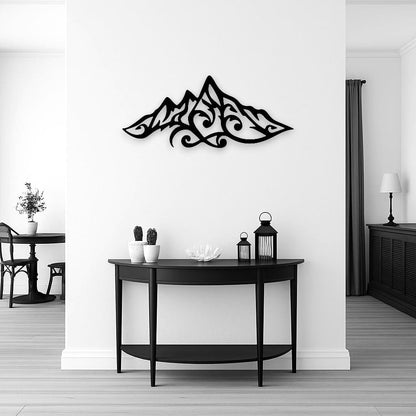 Mountain Outline Wall Art Wall Decor Whimsic 