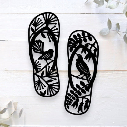 Native Bird Jandals SPECIAL Whimsic 