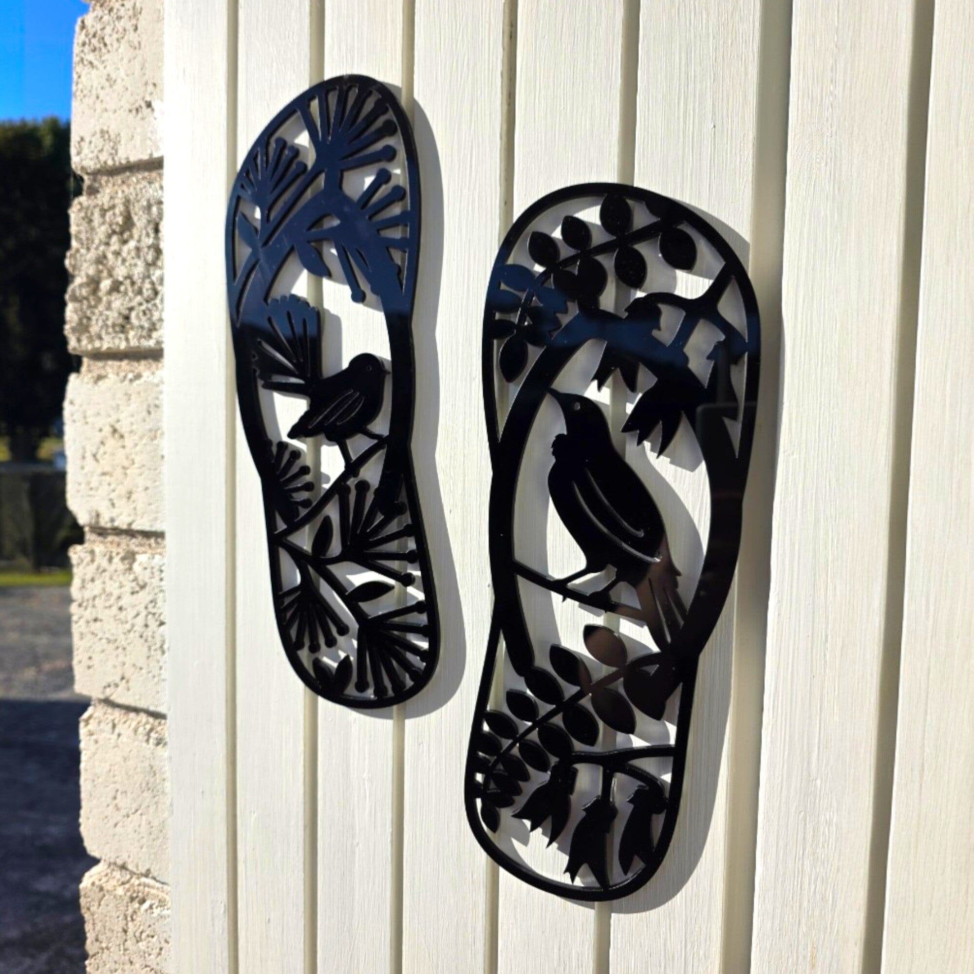 Native Bird Jandals Décor | Whimsic NZ