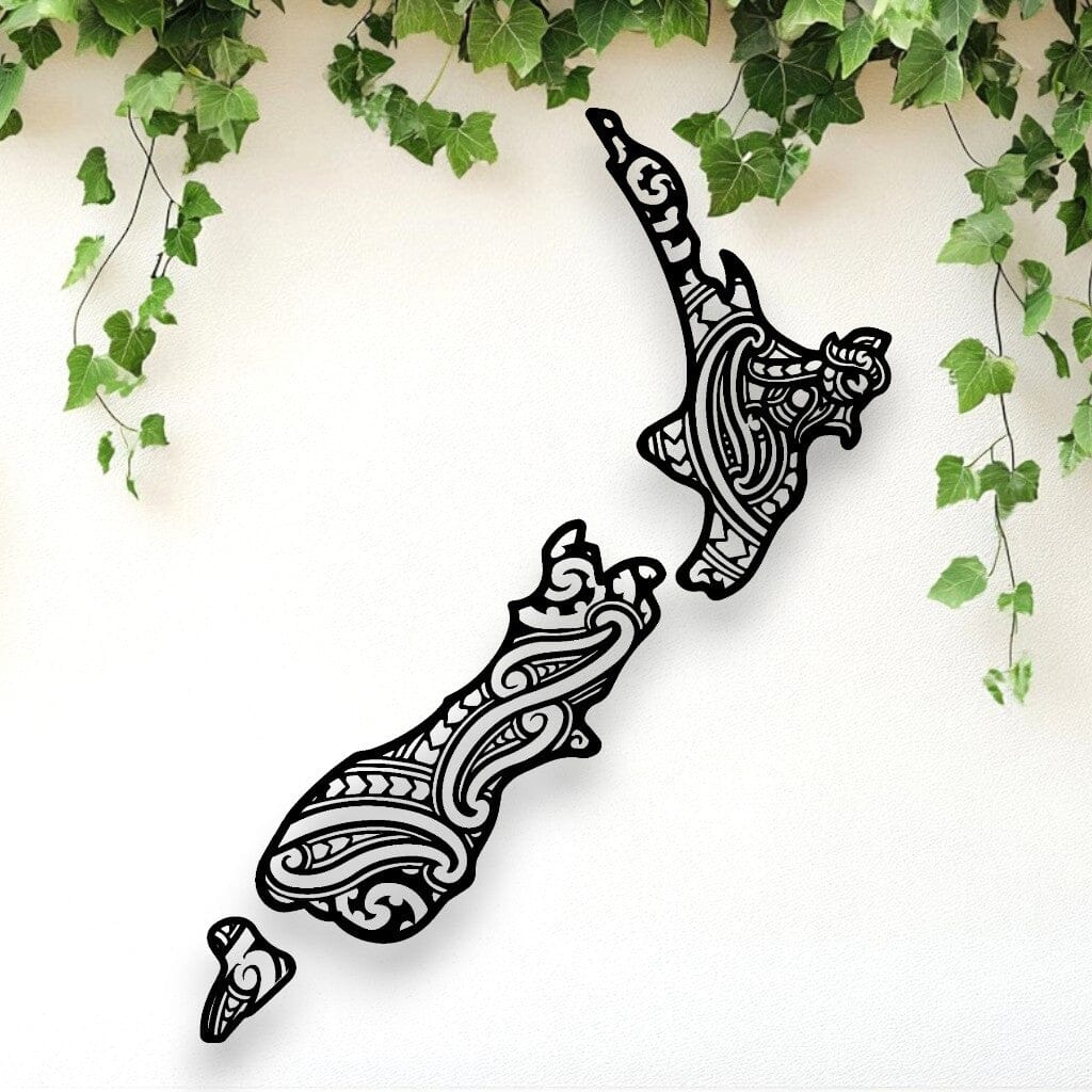 New Zealand Map Wall Décor Whimsic 