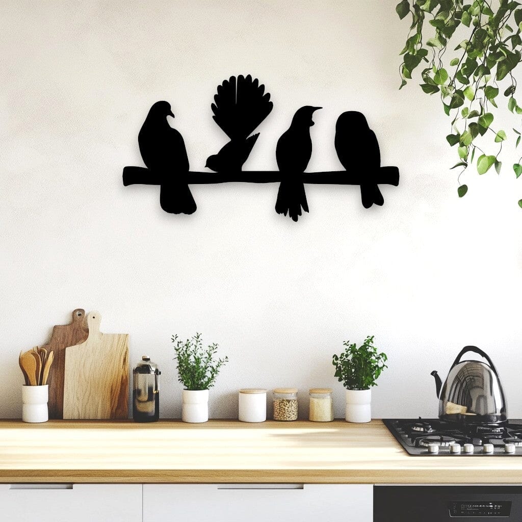 NZ Bird Branch Wall Art Whimsic 