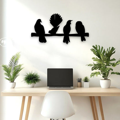 NZ Bird Branch Wall Art Whimsic 