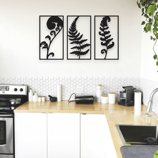 NZ Ferns Wall Art Set Wall Decor Whimsic 