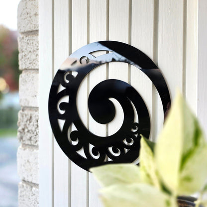 NZ Koru Circle Wall Art Whimsic 