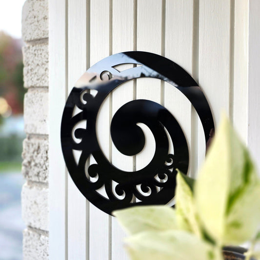 NZ Koru Circle Wall Art Whimsic 