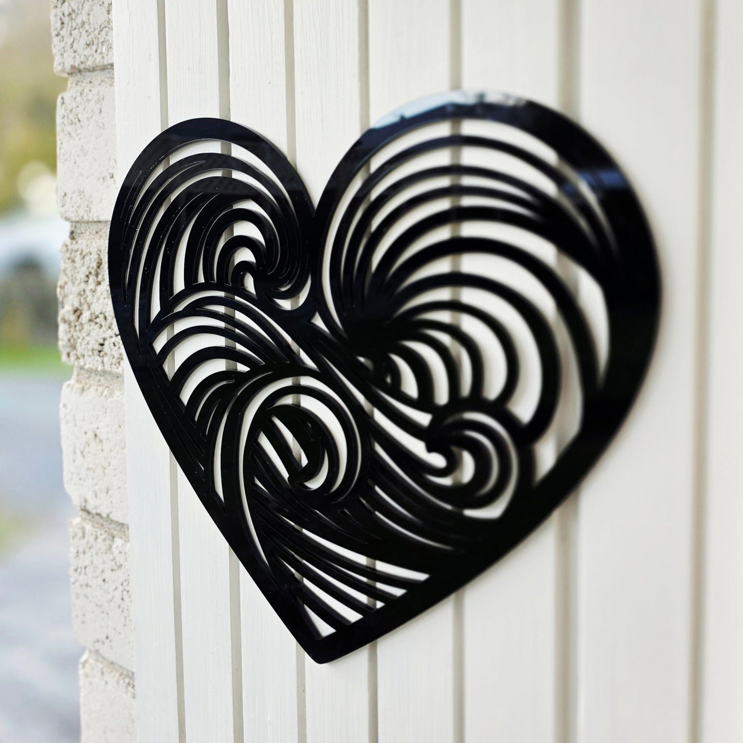 Ocean Wave Heart Wall Decor Whimsic 