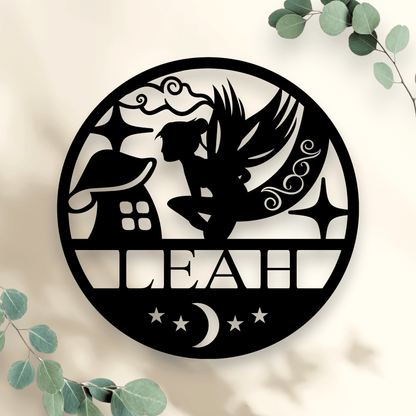 Personalised Fairy Name Round Whimsic 