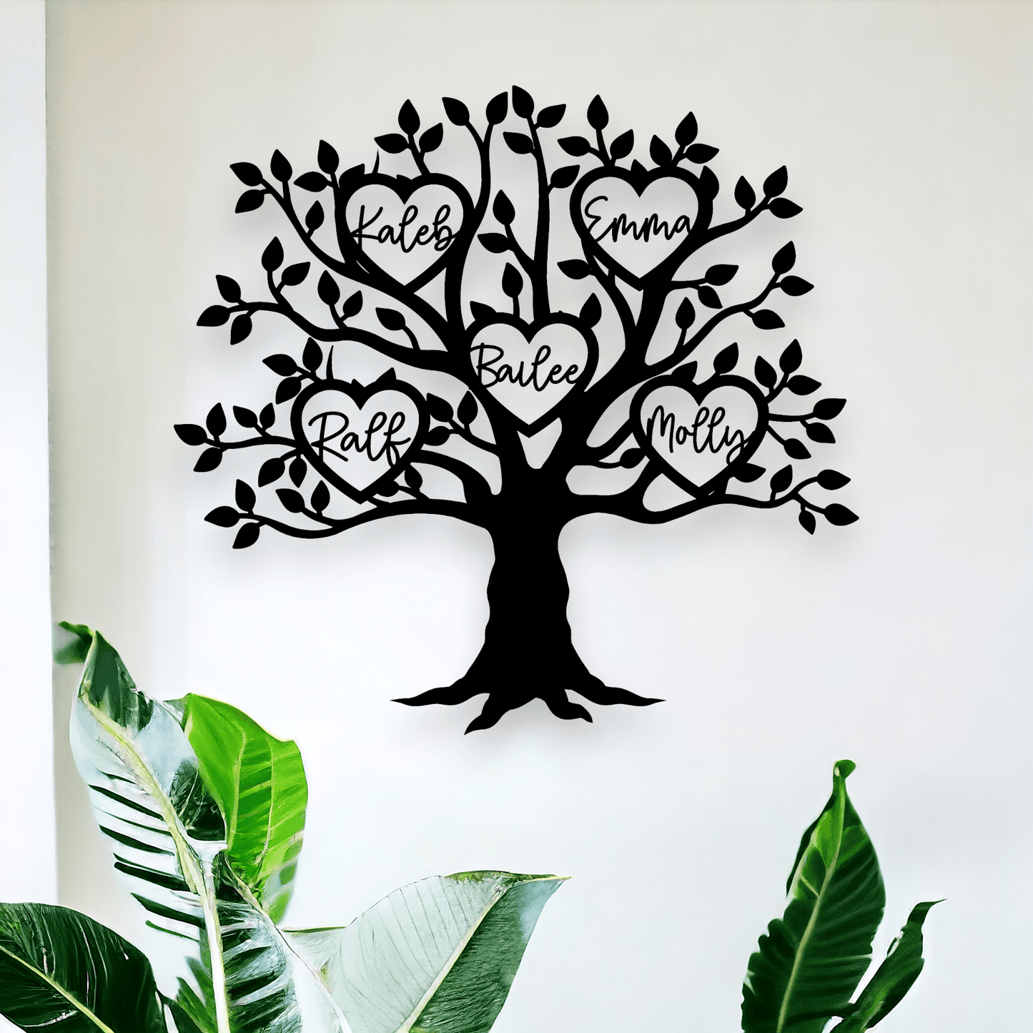 Personalised Family Tree Wall Art Whimsic 