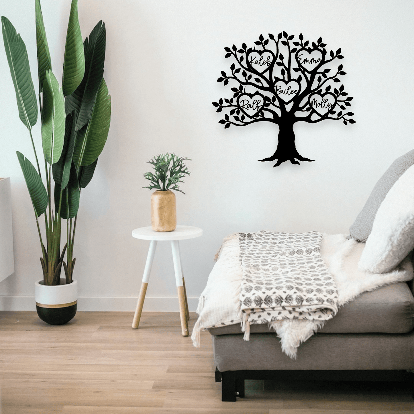 Personalised Family Tree Wall Art Whimsic 
