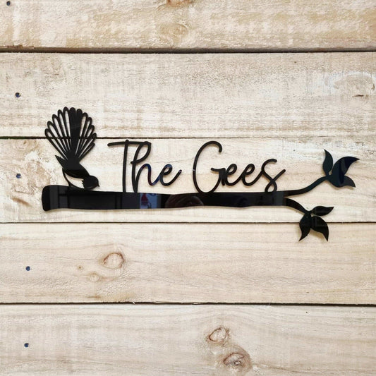 Personalised Fantail Tree Branch Whimsic 
