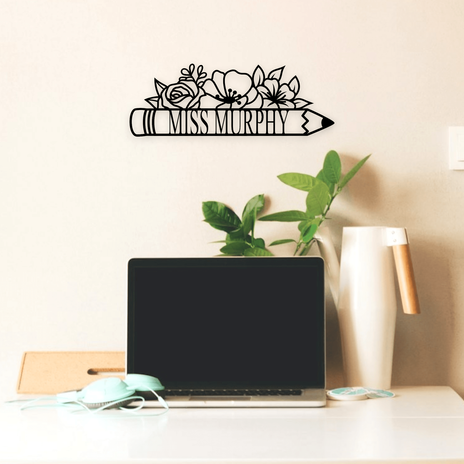 Personalised Floral Pencil Whimsic 