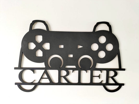 Personalised Gamer Name Wall Art Whimsic 