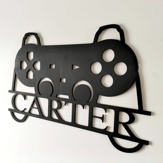 Personalised Gamer Name Wall Art Whimsic 