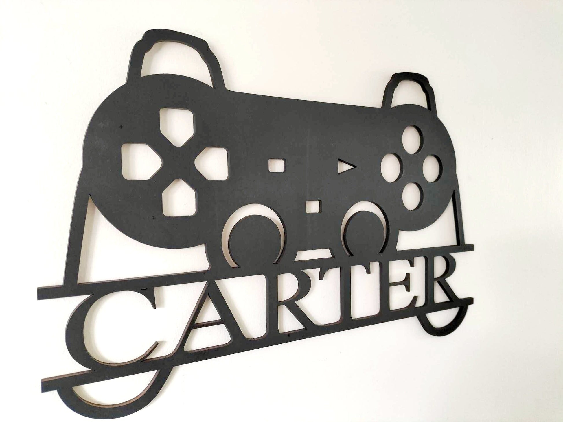 Personalised Gamer Name Wall Art Whimsic 