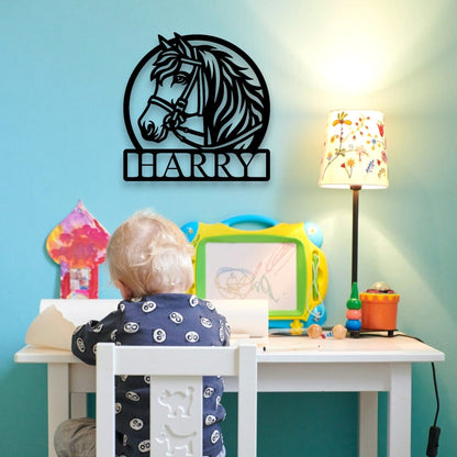 Personalised Horse Wall Art Whimsic 