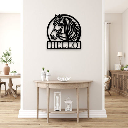 Personalised Horse Wall Art Whimsic 