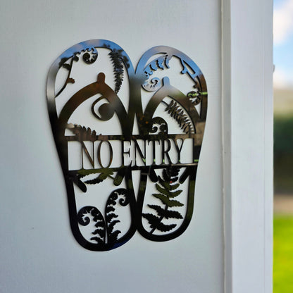 Personalised Kiwiana Fern Jandals Whimsic 