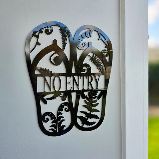 Personalised Kiwiana Fern Jandals Whimsic 