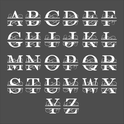 Personalised Koru Swirl Monogram Whimsic 