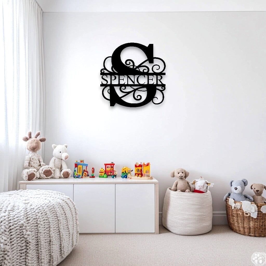 Personalised Koru Swirl Monogram Whimsic 