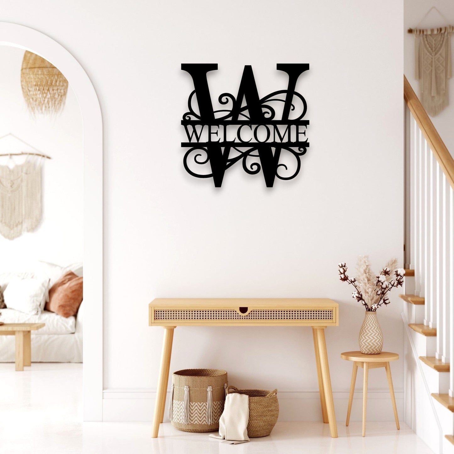 Personalised Koru Swirl Monogram Whimsic 