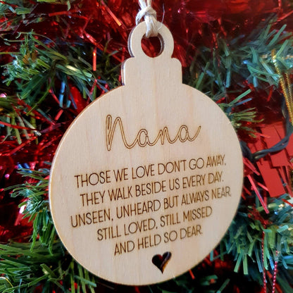 Personalised Memorial Ornament Whimsic 