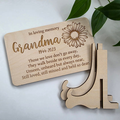 Personalised Memorial Plaque Whimsic 