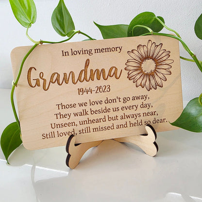 Personalised Memorial Plaque Whimsic 
