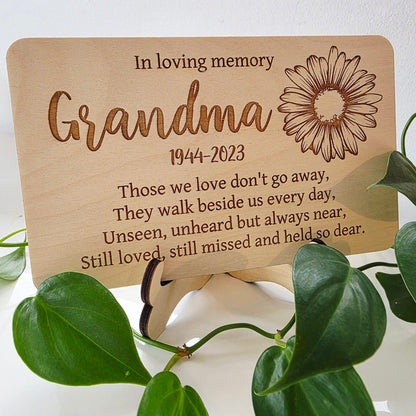 Personalised Memorial Plaque Whimsic 