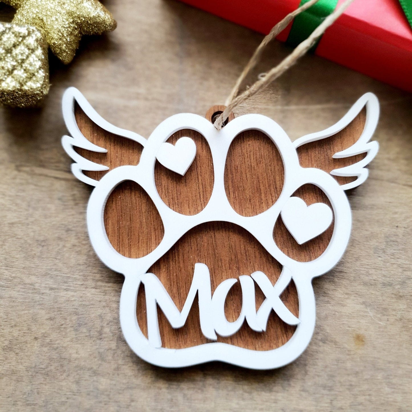 Personalised Paw Memorial Ornament Whimsic 