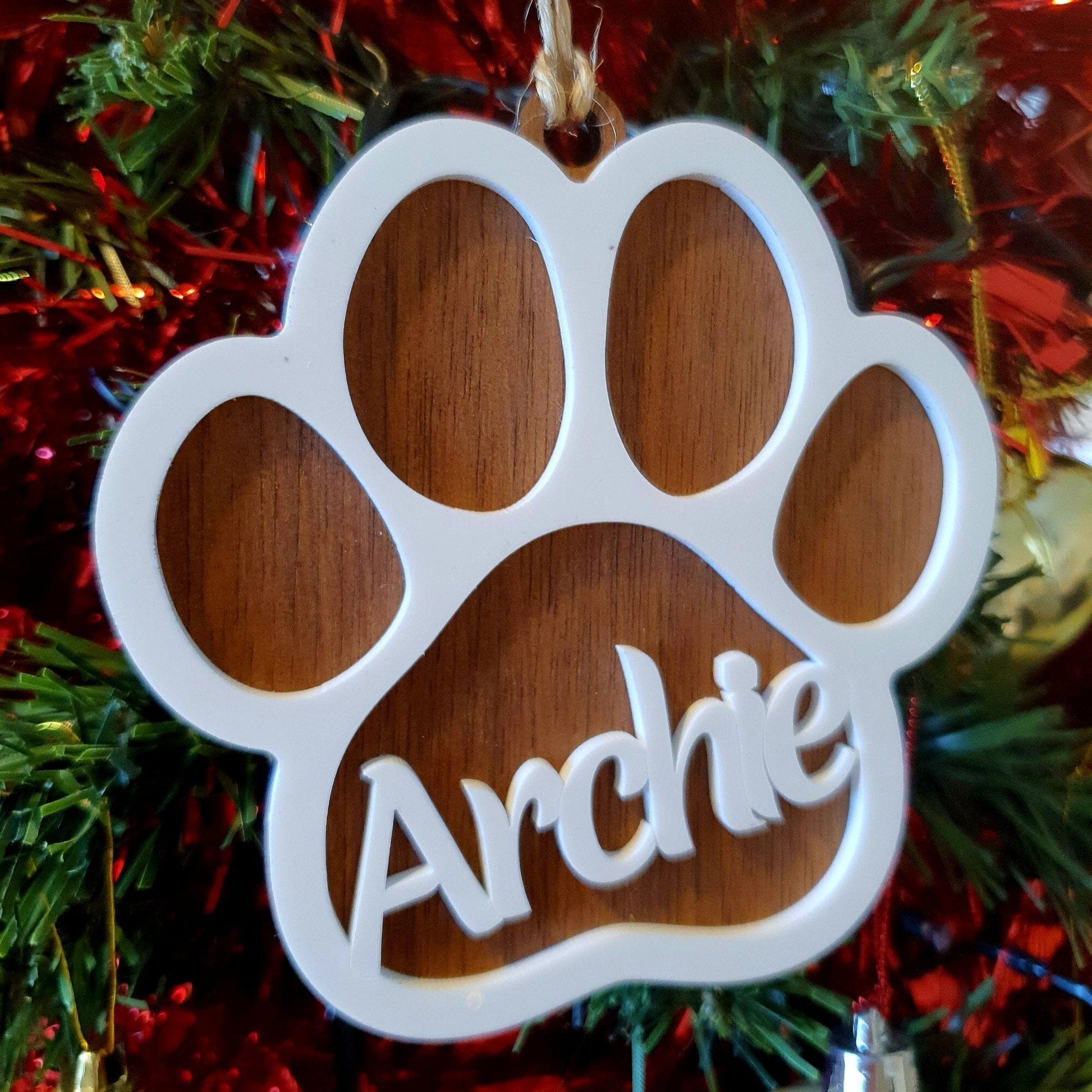Personalised Paw Ornament Whimsic 