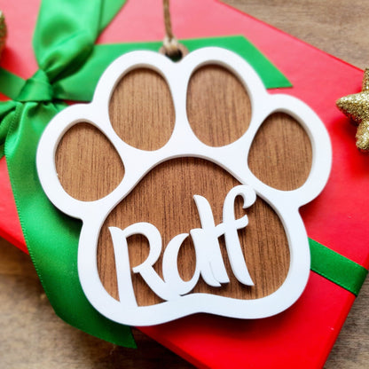 Personalised Paw Ornament Whimsic 