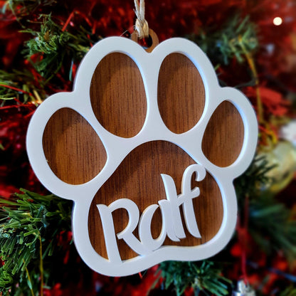 Personalised Paw Ornament Whimsic 