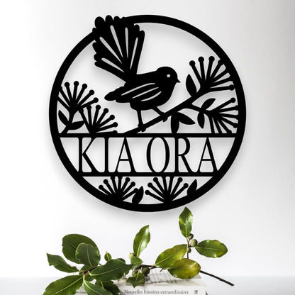 Personalised Pohutukawa Fantail Décor Whimsic 