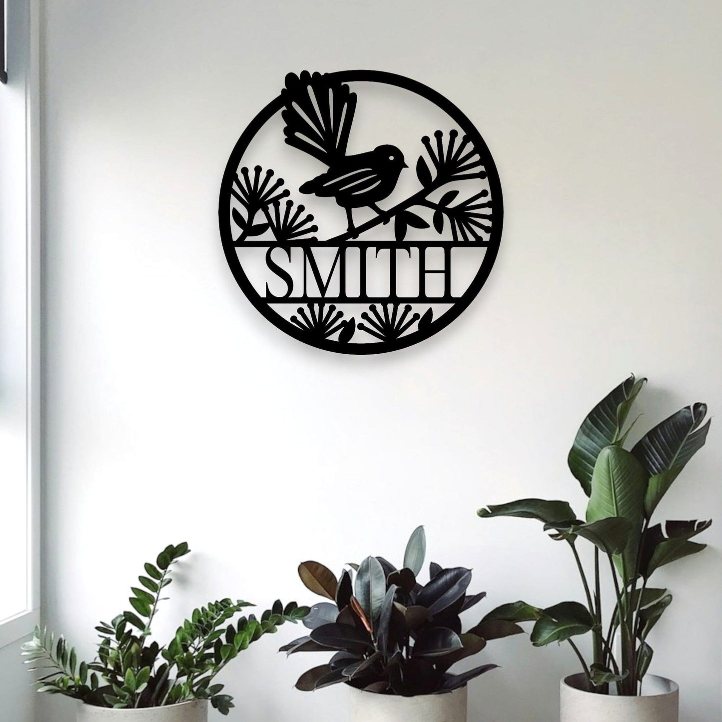 Personalised Pohutukawa Fantail Décor Whimsic 