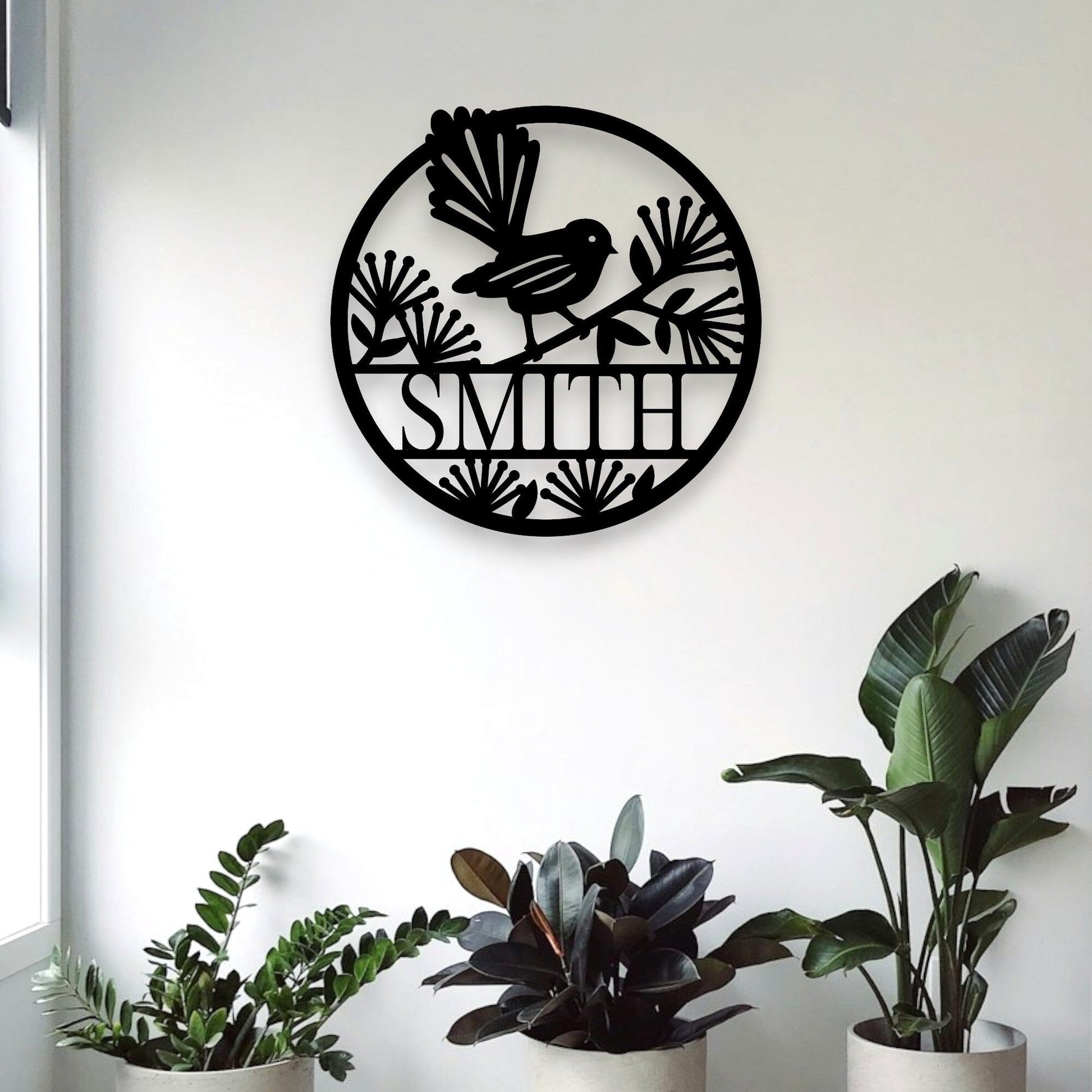 Personalised Pohutukawa Fantail Décor Whimsic 