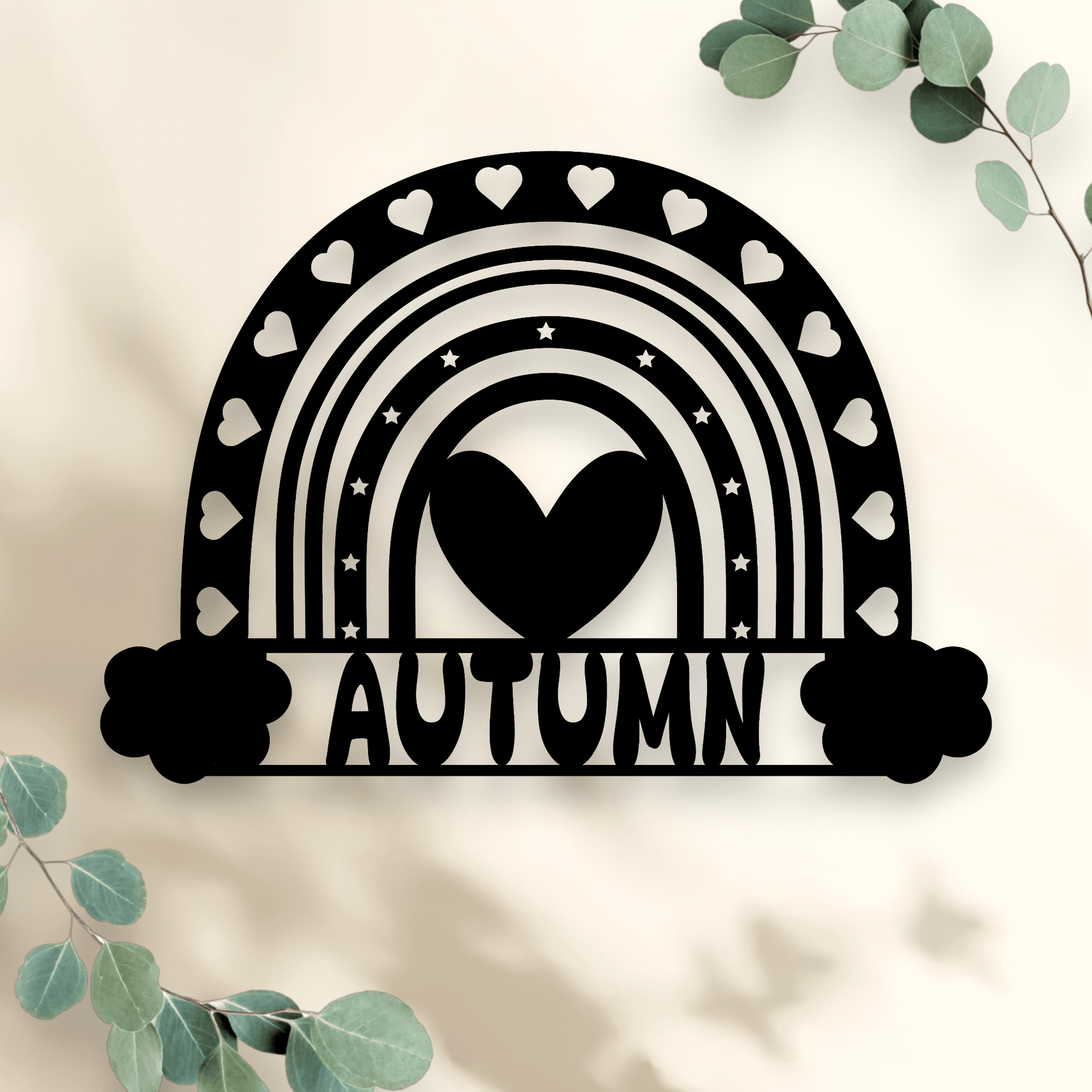 Personalised Rainbow Name Sign Whimsic 