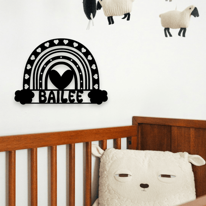 Personalised Rainbow Name Sign Whimsic 