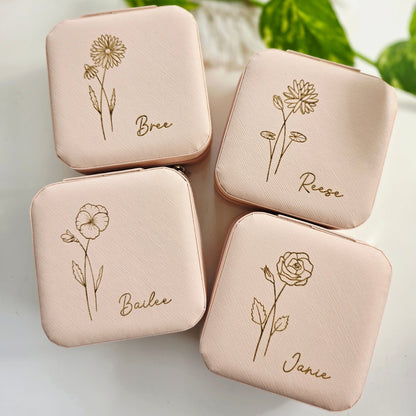 Personalised Travel Jewellery Box Whimsic 