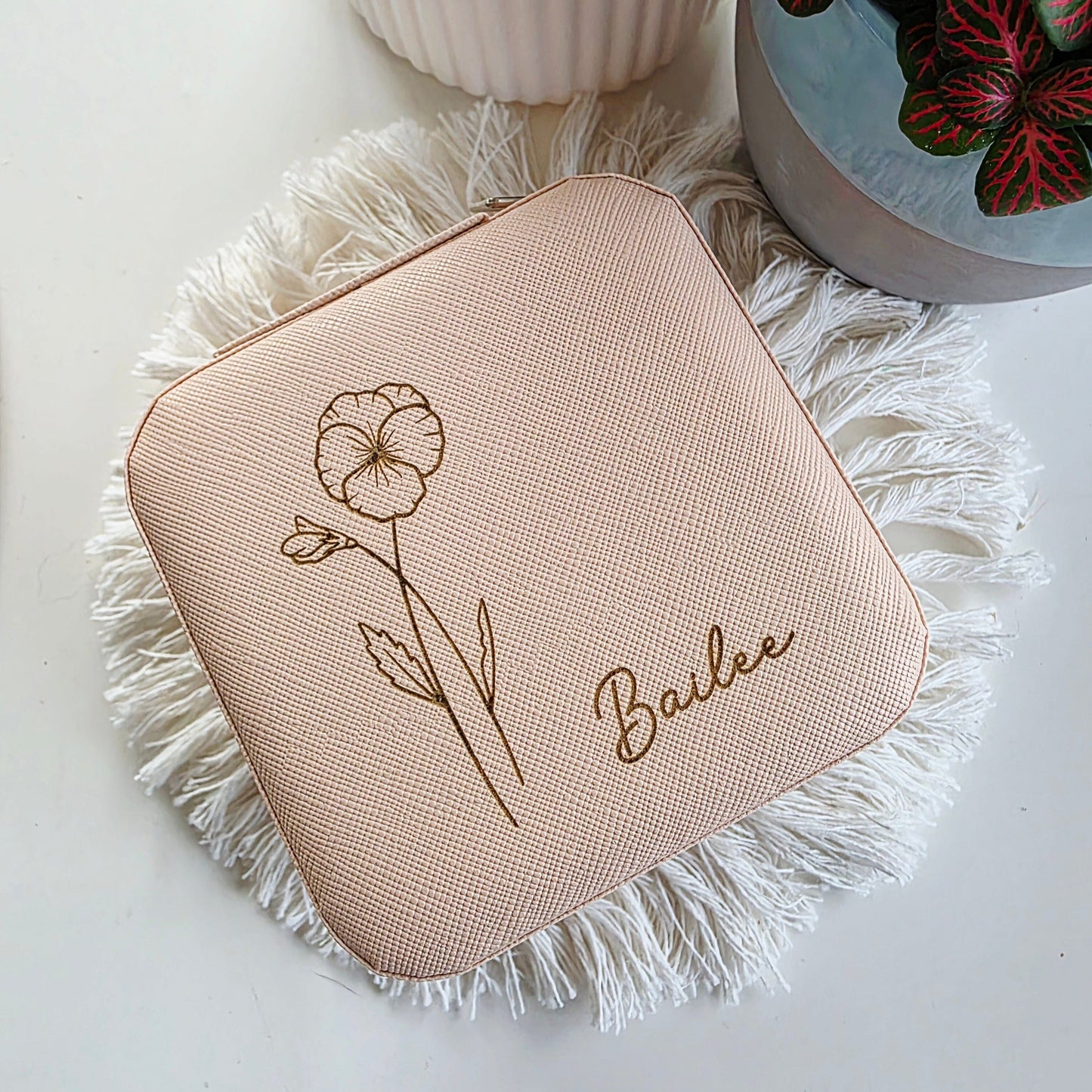 Personalised Travel Jewellery Box Whimsic 